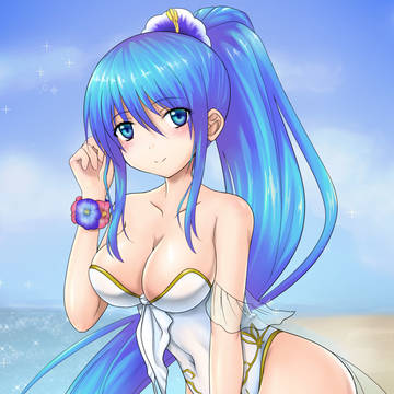 水着サファイアさん