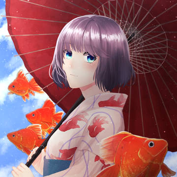 金魚と
