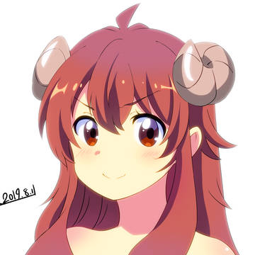 落書き（2019.08.20）吉田優子(シャミ子)