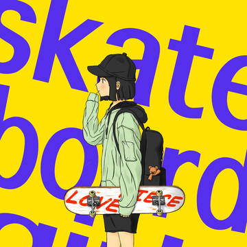 スケボーガール