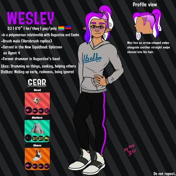 [マイイカ] Wesley Reference Sheet