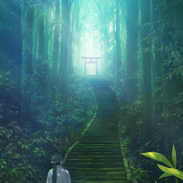 滴る緑の陰をゆく