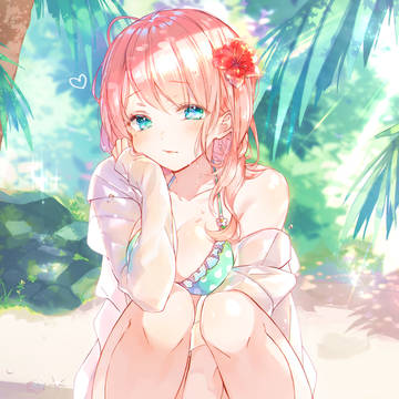 あついね。