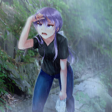 びしょぬれ稀さん