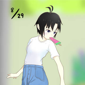 夏の靴紐