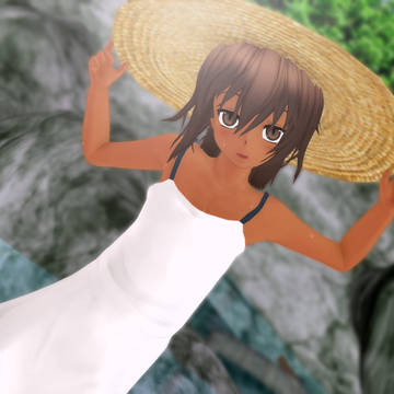 水辺の褐色子