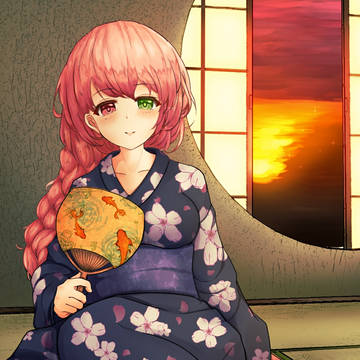 晩夏の桜