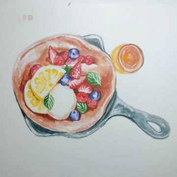 Fruity pancake