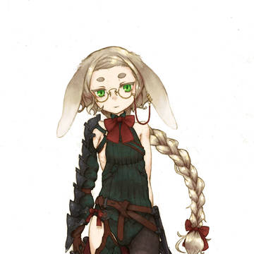 うさみみふと眉デコ眼鏡ロリ
