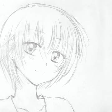 ショートカット少女