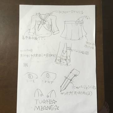 なんかキャトちゃんの服とかの細かい設定とか