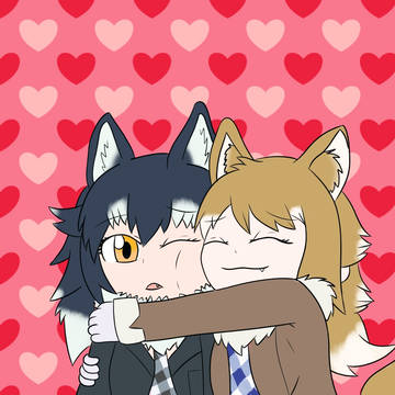Italian Wolf and Gray Wolf