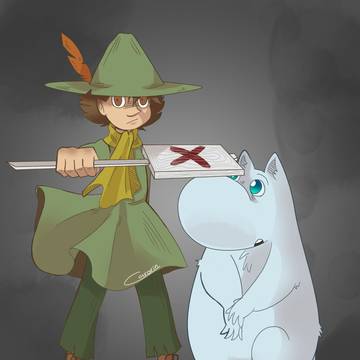 Protect- Snufkin & Moomintroll