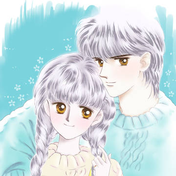 俊蘭・抽プレ色紙の復元画