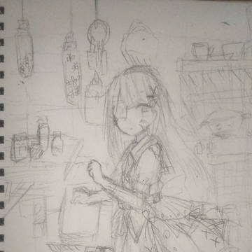 描いてた時の奴と完成