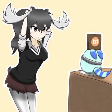 暑い日のヘラジカ様