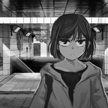 ずれた世界_20190907（地下道）