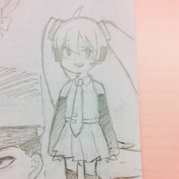 落書きの初音ミク