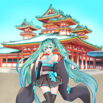 #三十六画仙イラコン　KYOTO MIKU by IZU