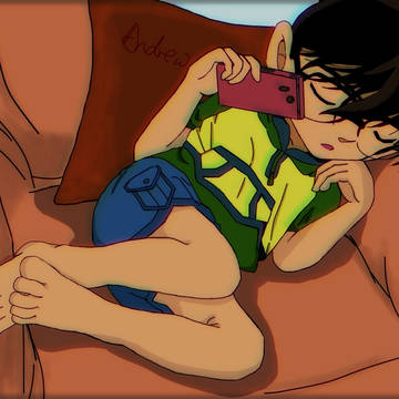 昼寝をする