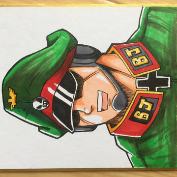 色紙イラスト風ブロッケンJr