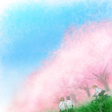 もえいづる、春の日