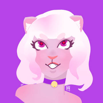 the cat girl from sqootshy