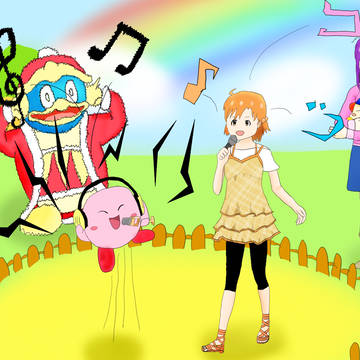 可奈とカービィちゃん