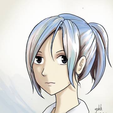 扎马尾