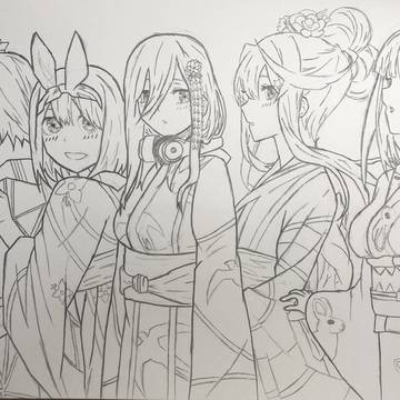 五等分の浴衣。