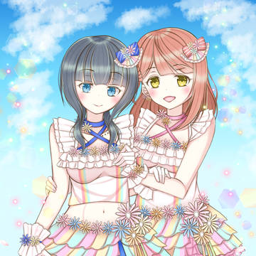 優しさの花と可憐な花