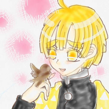 初描き善逸くん。