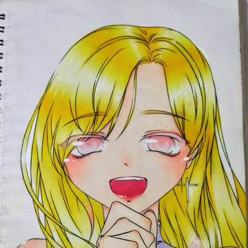 金髮少女「麥克練習」