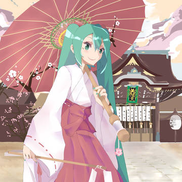 Shrine Maiden Miku