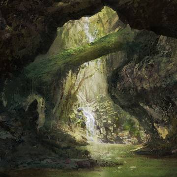 デジタルアートでファンタジー風景画を描く メイキング動画