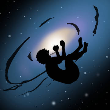Boy and space