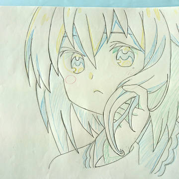 アニメ原画風 なこちゃん