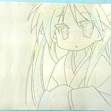 アニメ原画風 かがみん&こなた