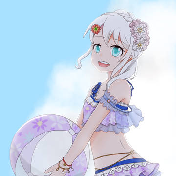 水着イヴちゃん
