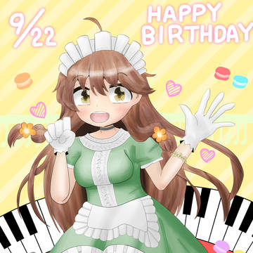 2019まりり誕生日絵