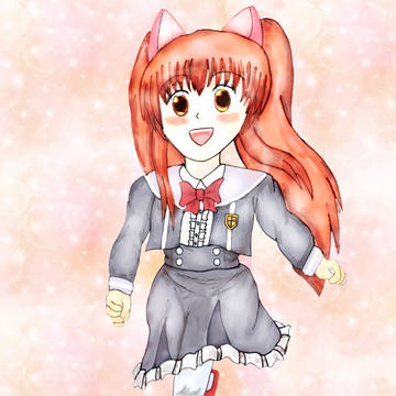 しばらく振りにアロエちゃんを描いてみました♪
