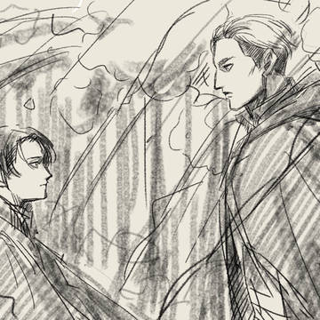 進撃らくがき①(エルリ)