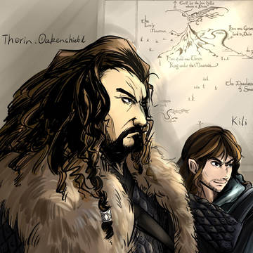 Thorin Oakenshield and Kili