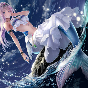 青薔薇の人魚
