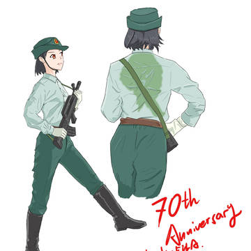 女兵—70周年阅兵训练