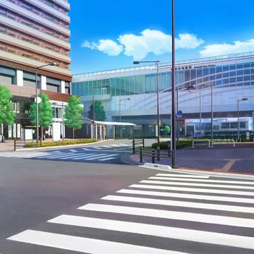 駅 背景