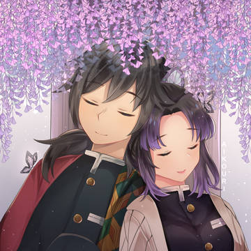 KnY Tomioka and Shinobu