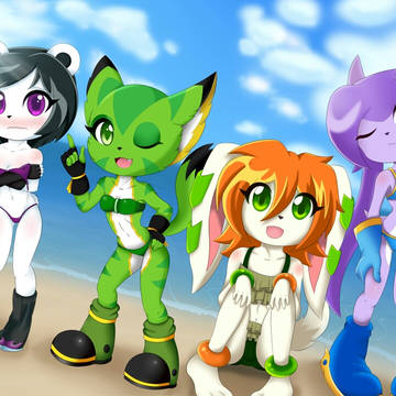 Freedom Planet beach day