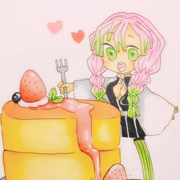 甘露寺さんとパンケーキ