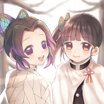 しのぶさんとカナヲ